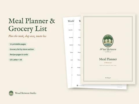 Meal Planner & Grocery List: product preview